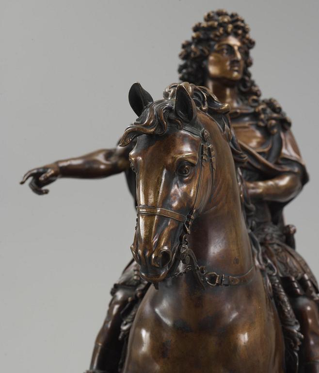 Pietro Sormani, Equestrian sculpture with Louis XIV.