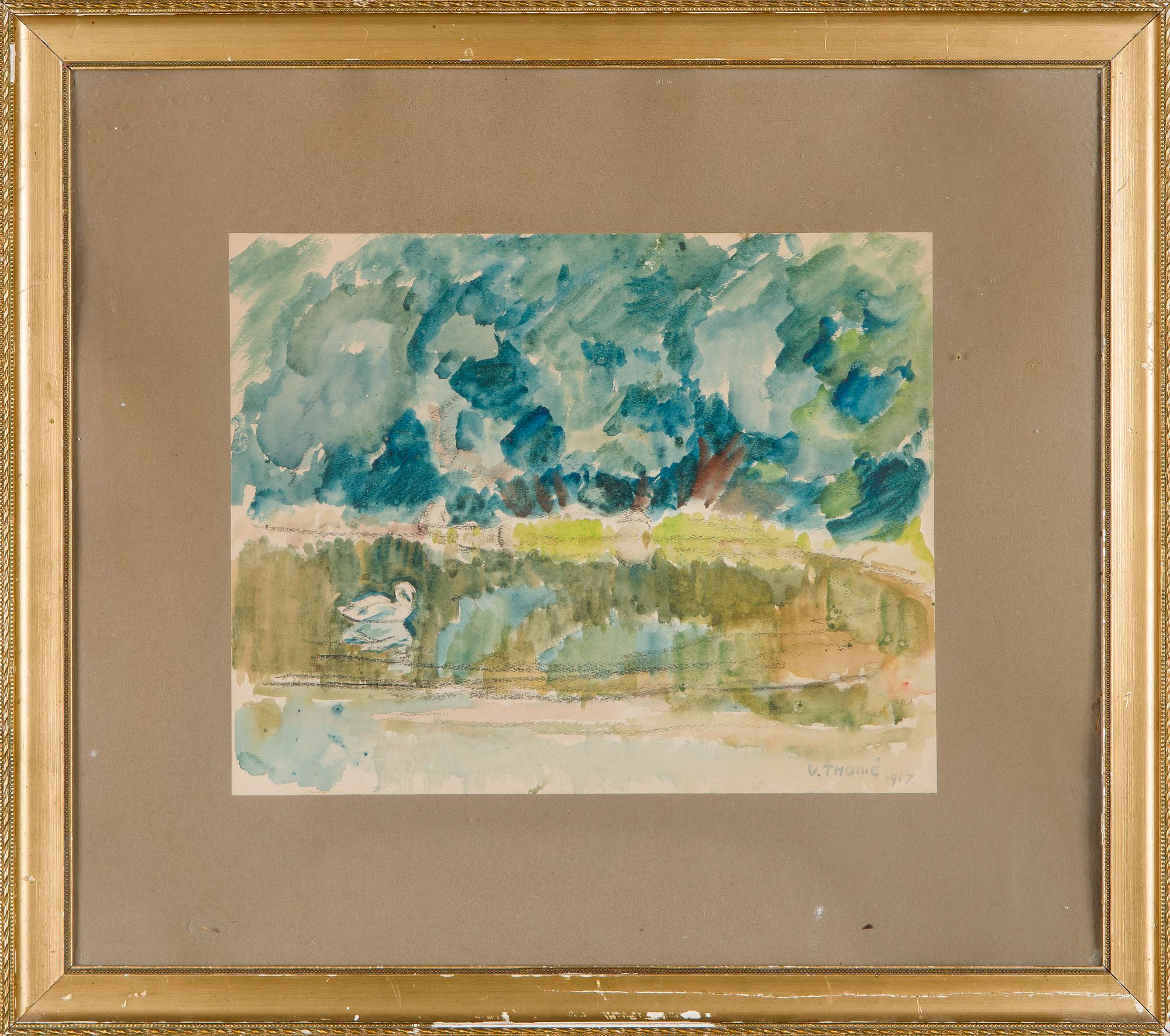 Verner Thomé, Joutsen lammessa.