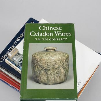 A group of 15 books, about Chinese ceramics and works of arts.