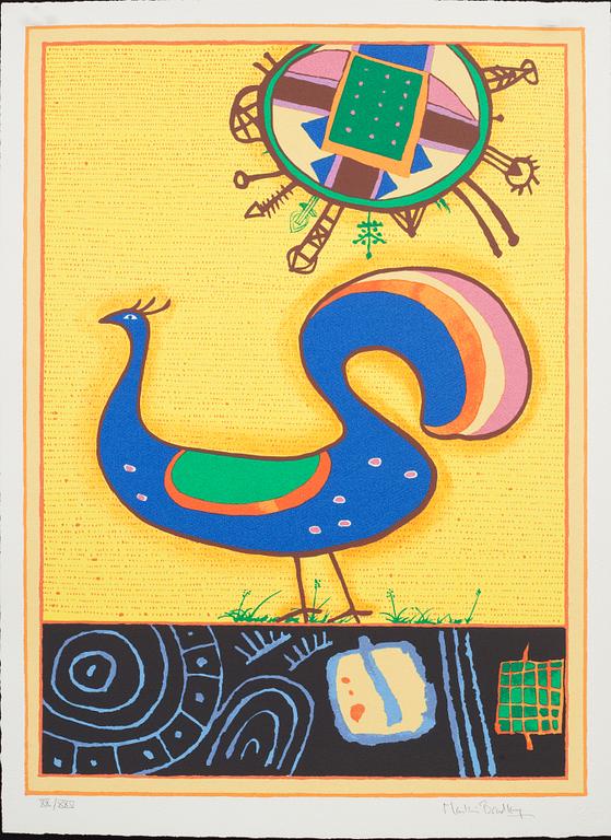 MARTIN BRADLEY, färgserigrafi, signerad och numrerad XX/XXV.