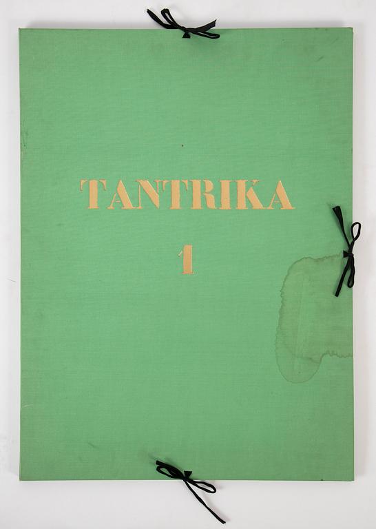 Karel Appel, portfolio with 5 lithographs in colour, "Tantrika 1", 1983, signed 16/75.
