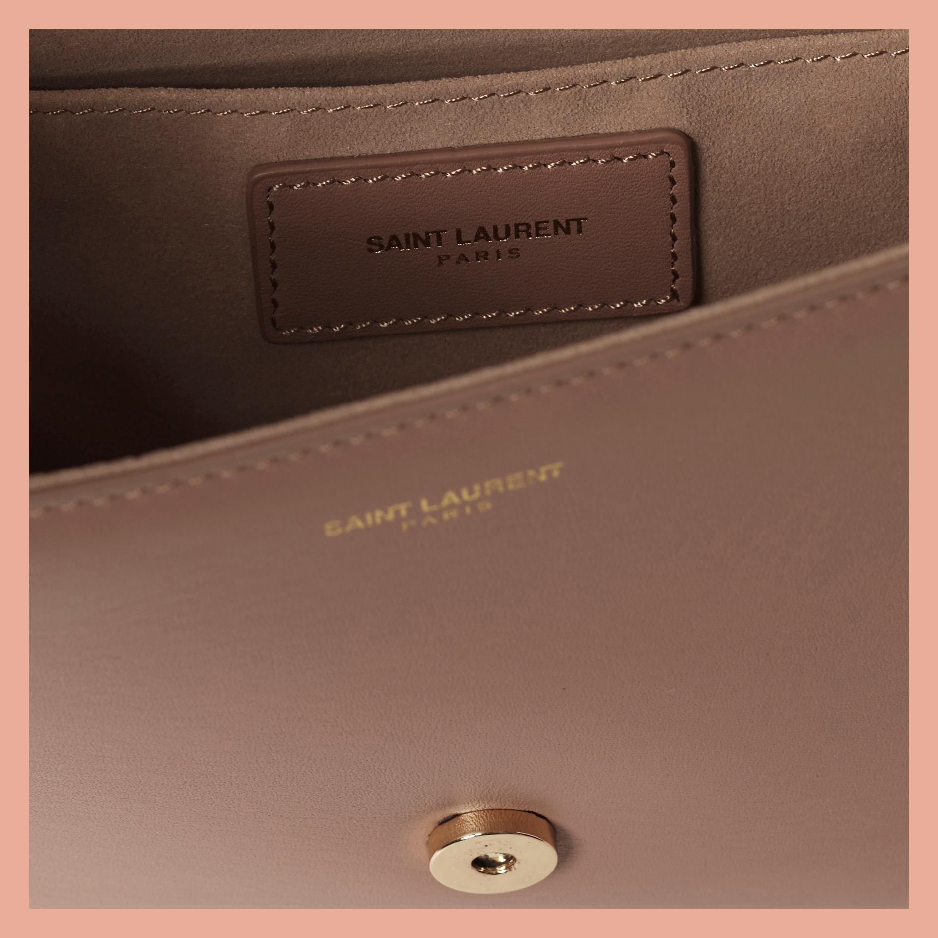 KUVERTVÄSKA, "Chyc leather Clutch", Saint Laurent.