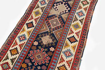 A Kazak runner, Southwest Caucasus, c. 375 x 98 cm.