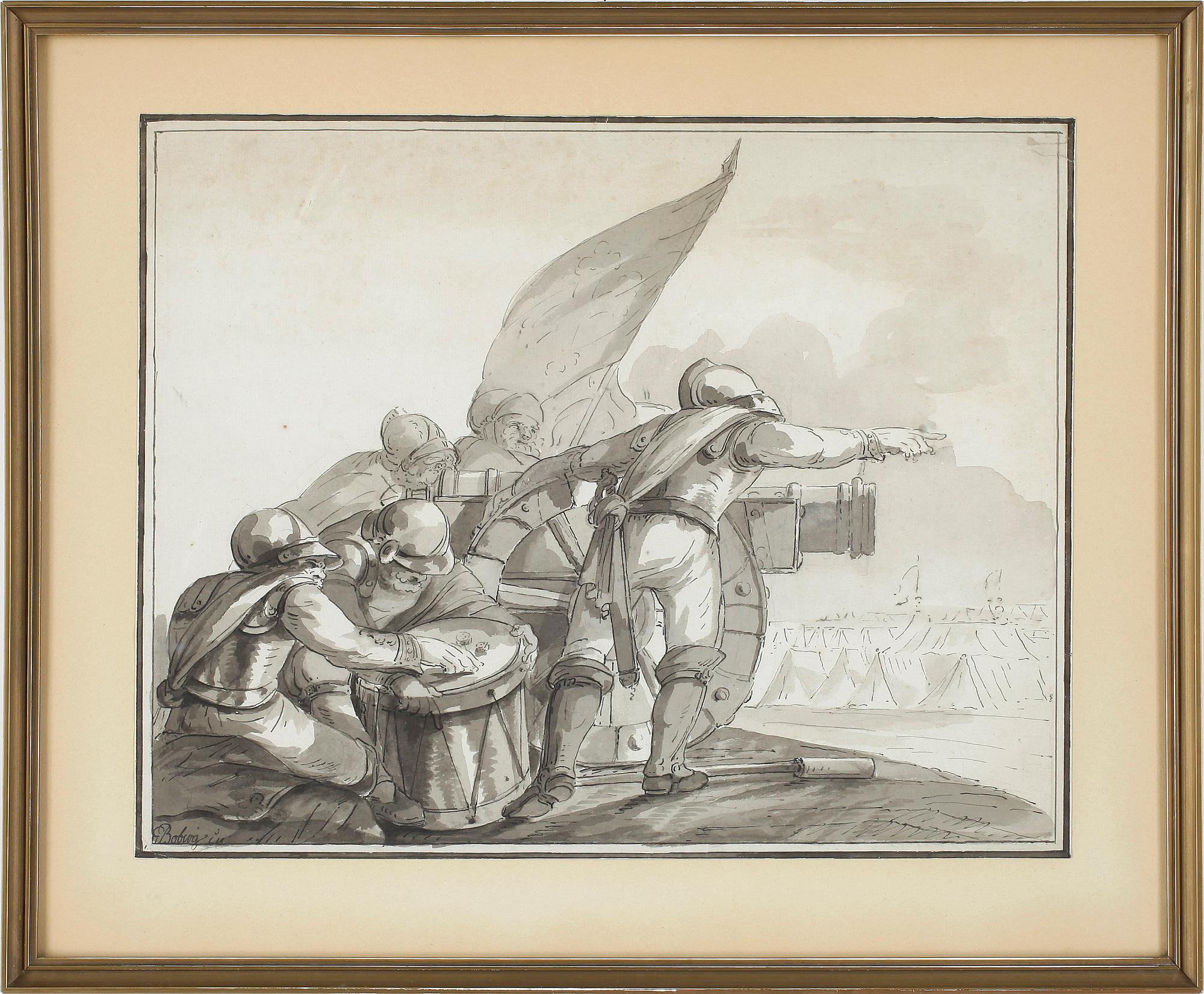 R BOBERG, lavering, 1700-tal.
