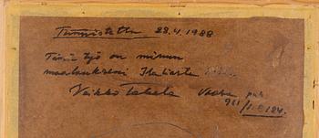 Veikko Takala, Näkymä Italiasta.