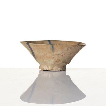 Skål, lergods, Keshan, Persien, omkring 1200 e.kr.