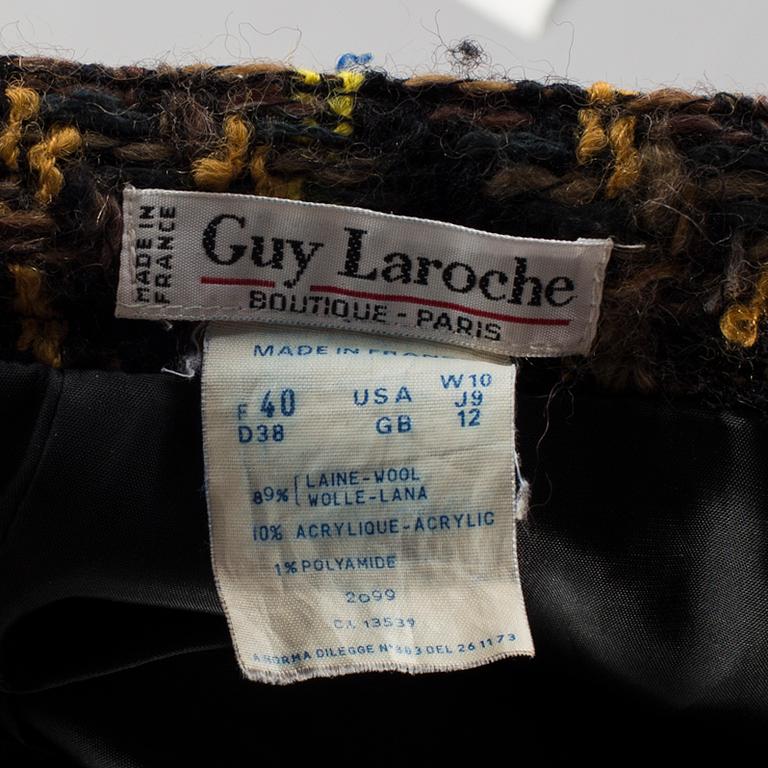 GUY LAROCHE, suit, frensh size 40.
