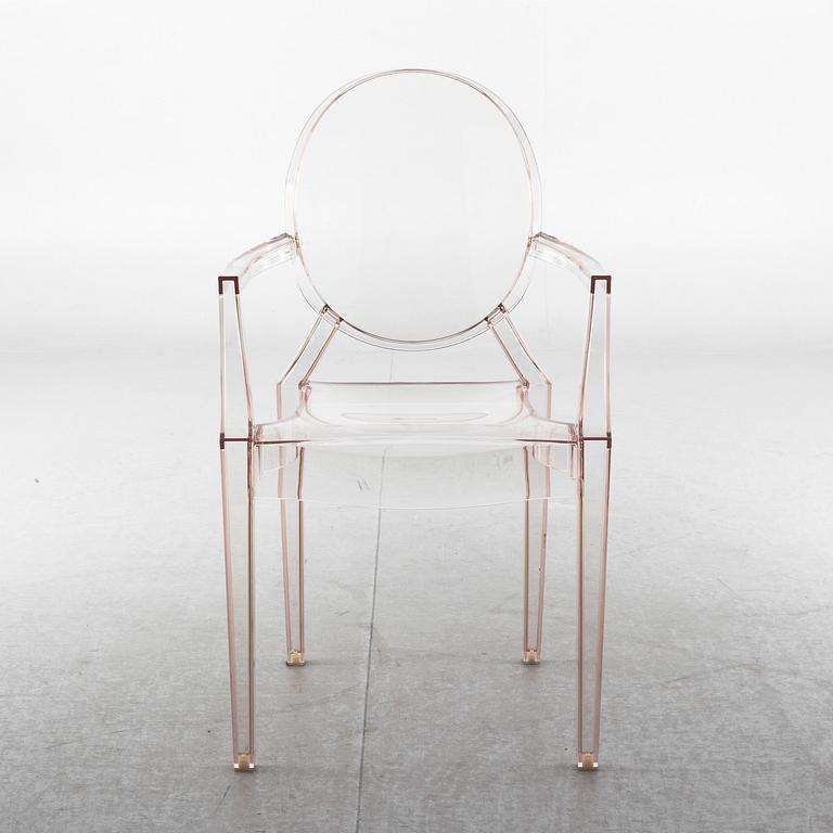 KARMSTOL, "Louis Ghost", Philippe Starck för Kartell, märkt.