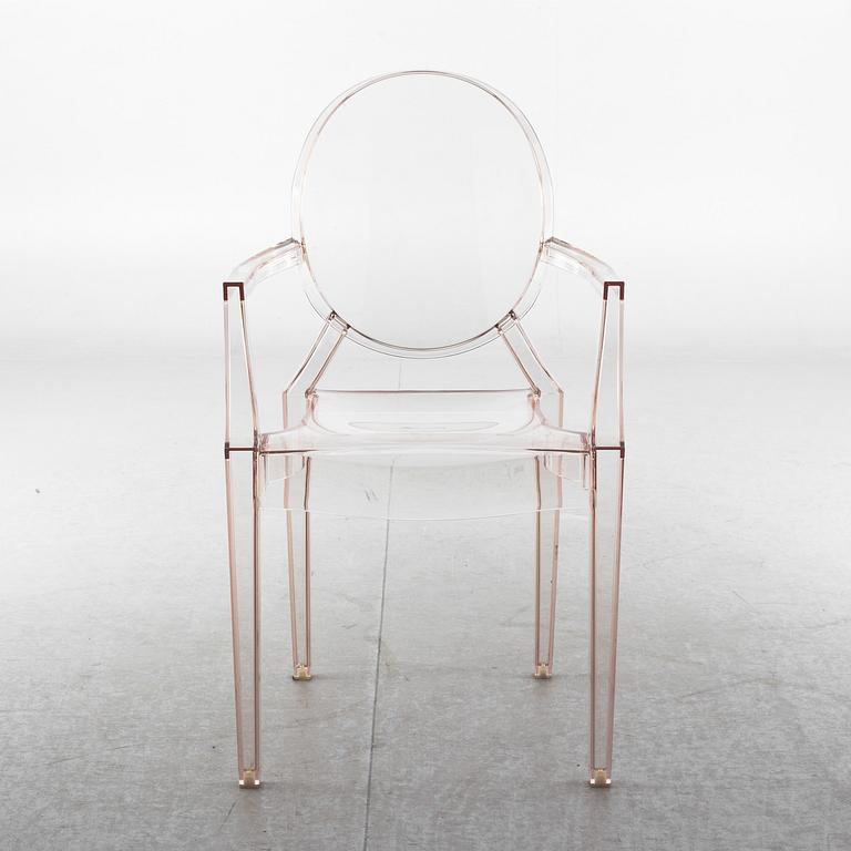 KARMSTOL, "Louis Ghost", Philippe Starck för Kartell, märkt.