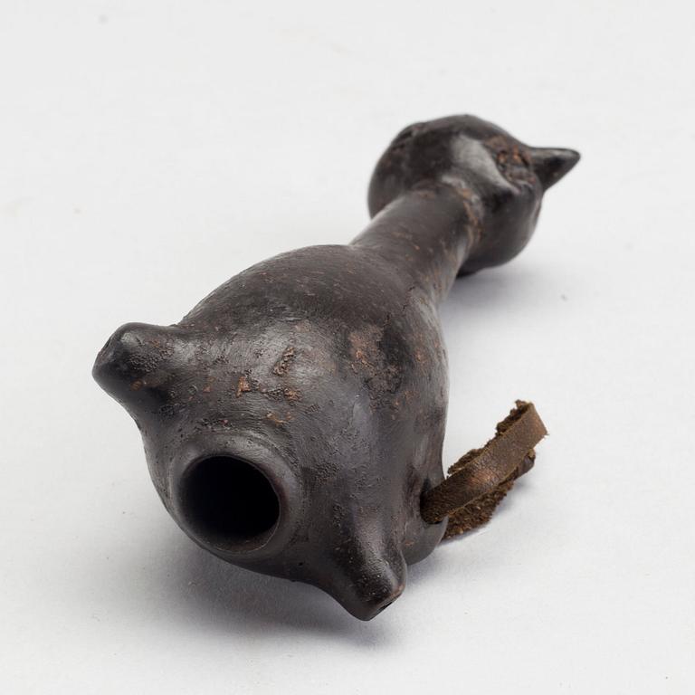 FLÖJT, trä, CENTRALAFRIKA.