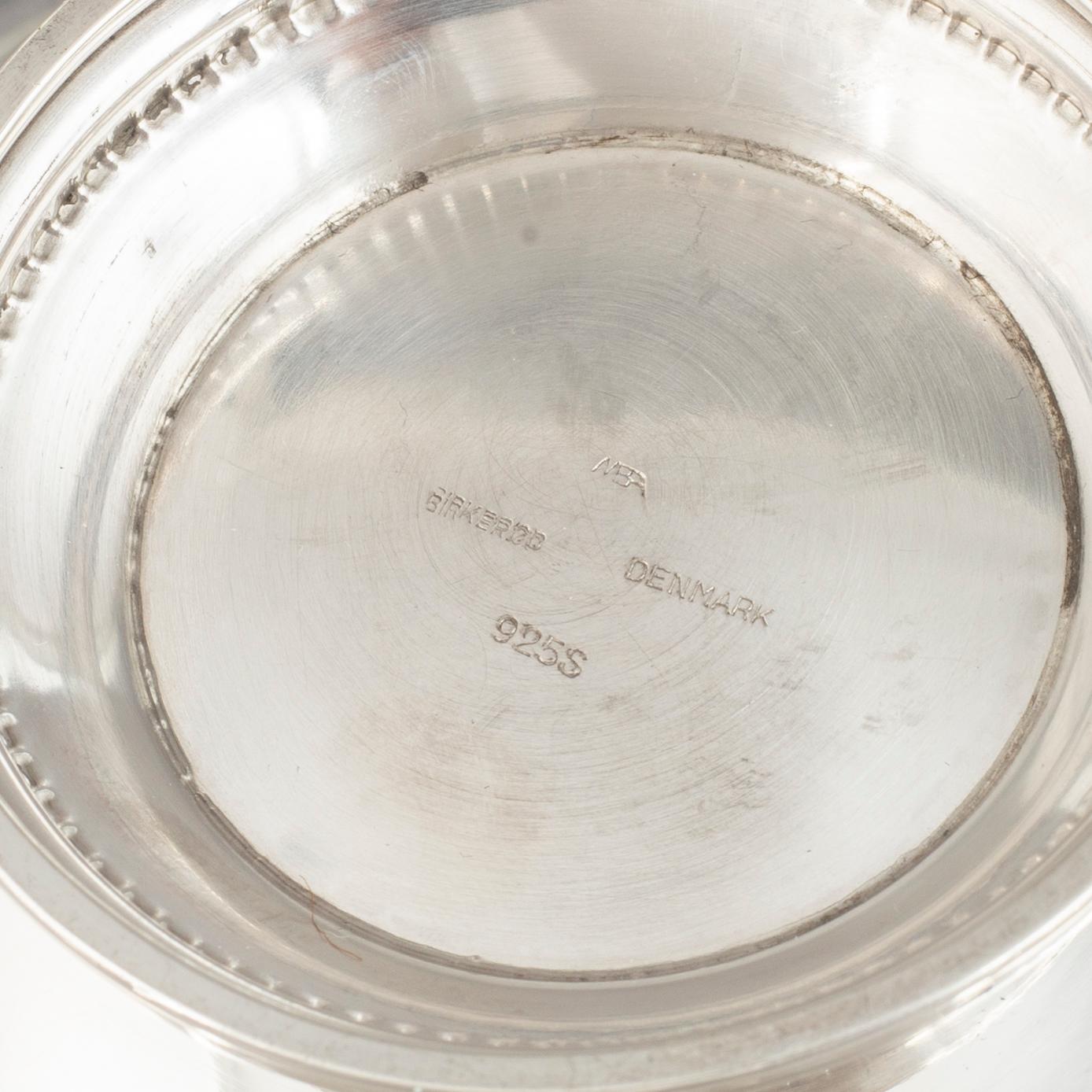 Mogens Bjørn Andersen, a sterling silver bowl, Birkerød, Denmark 1950-60s.