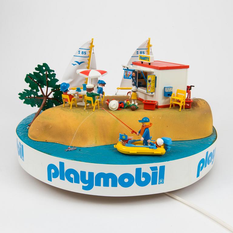 PLAYMOBIL, butiksdisplay, Tyskland, omkring 1986.