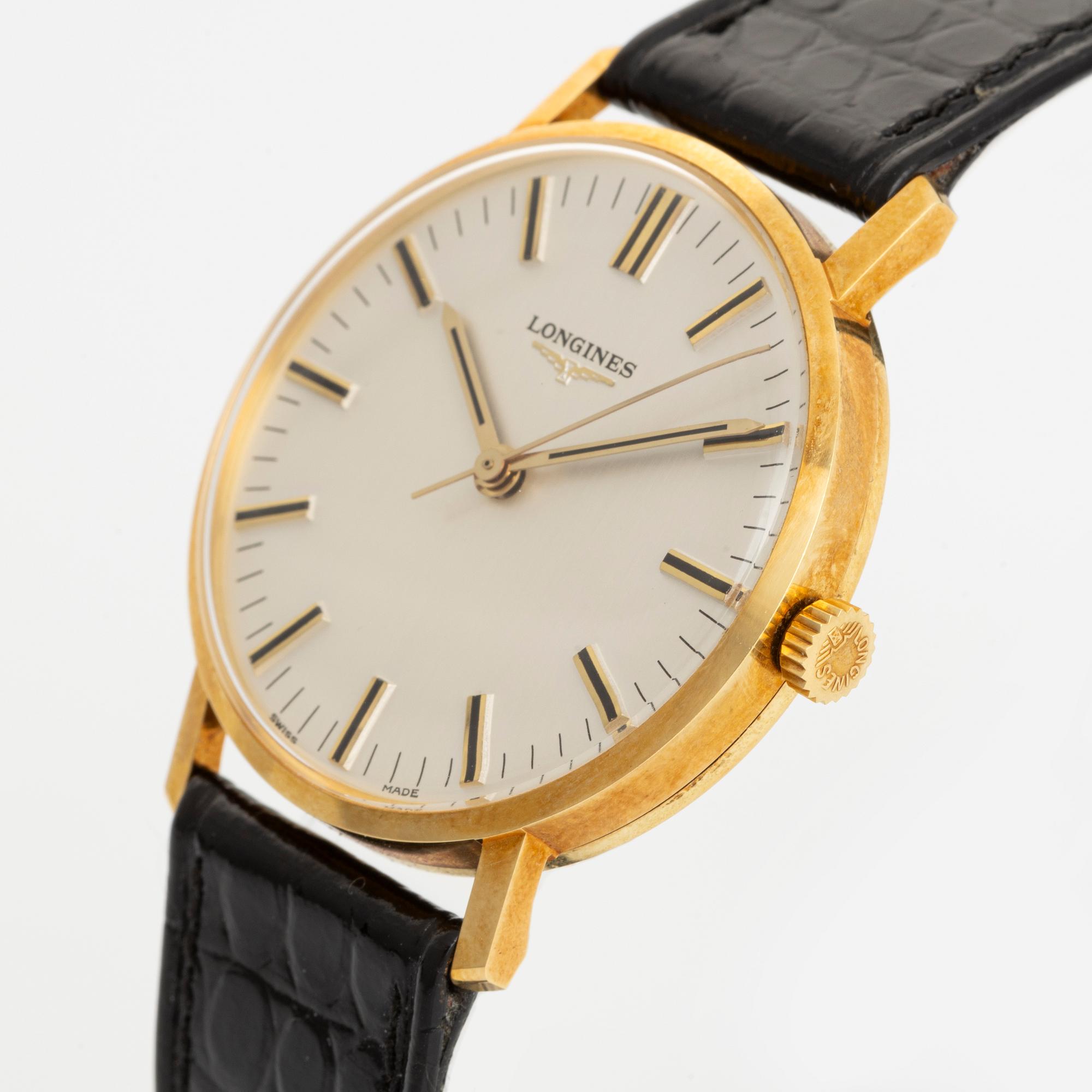 Longines, wristwatch, 34 mm.