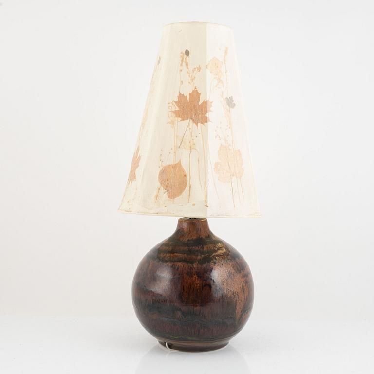 Carl-Harry Stålhane och Kent Eriksson, bordslampa, stengods, Designhuset.