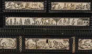A Swedish cabinet from the late 17th century.