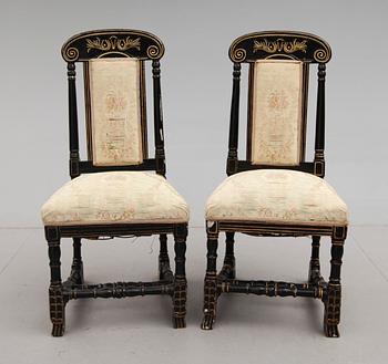 STOLAR, 1 par, barock, 1700-tal.