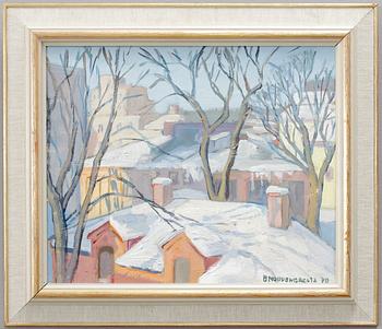 BRITA NORDENCREUTZ, olja på duk. Signerad och daterad 70.