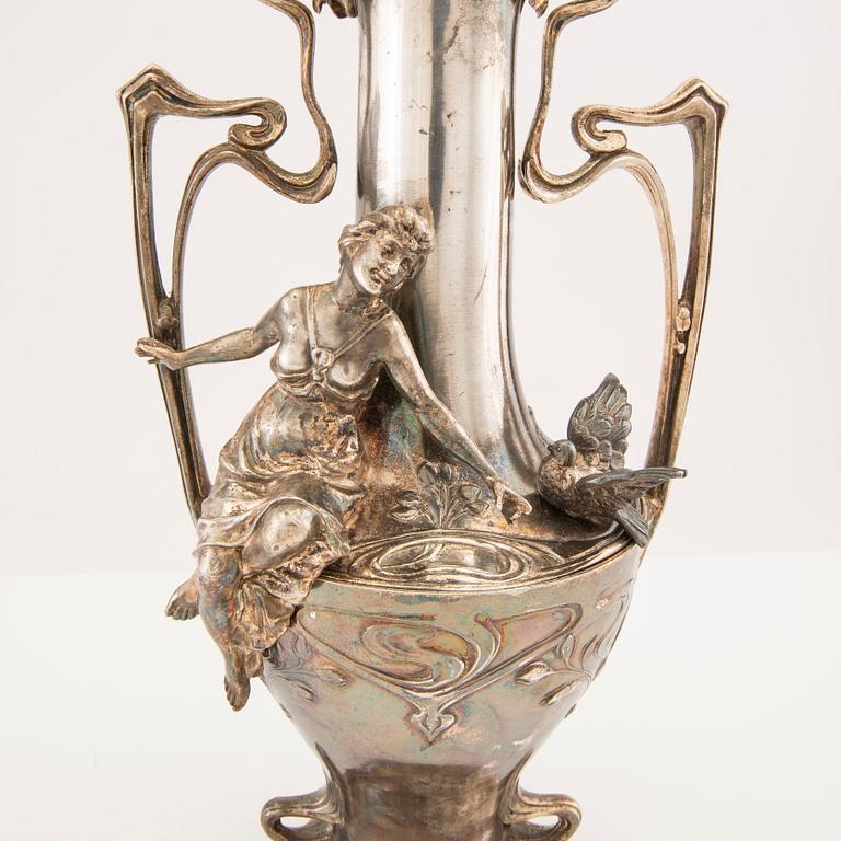 Vase Art Nouveau new silver.
