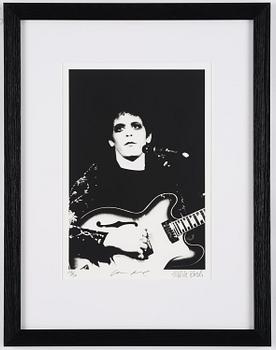 Mick Rock, "Lou Reed, 'Transformer' cover, London", 1972.