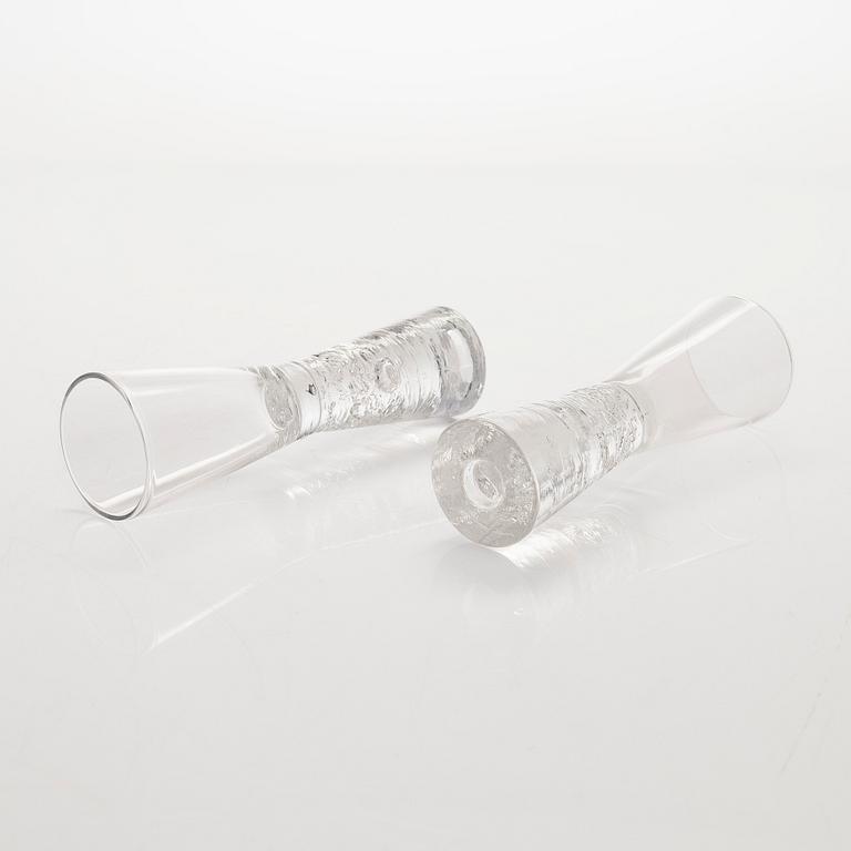 Timo Sarpaneva, a set of eight 'Archipelago' schnapps glasses for Iittala.