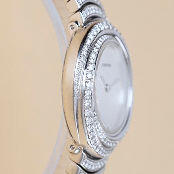 Cartier, Trinity, "Diamond set case and bracelet", ca 2000.