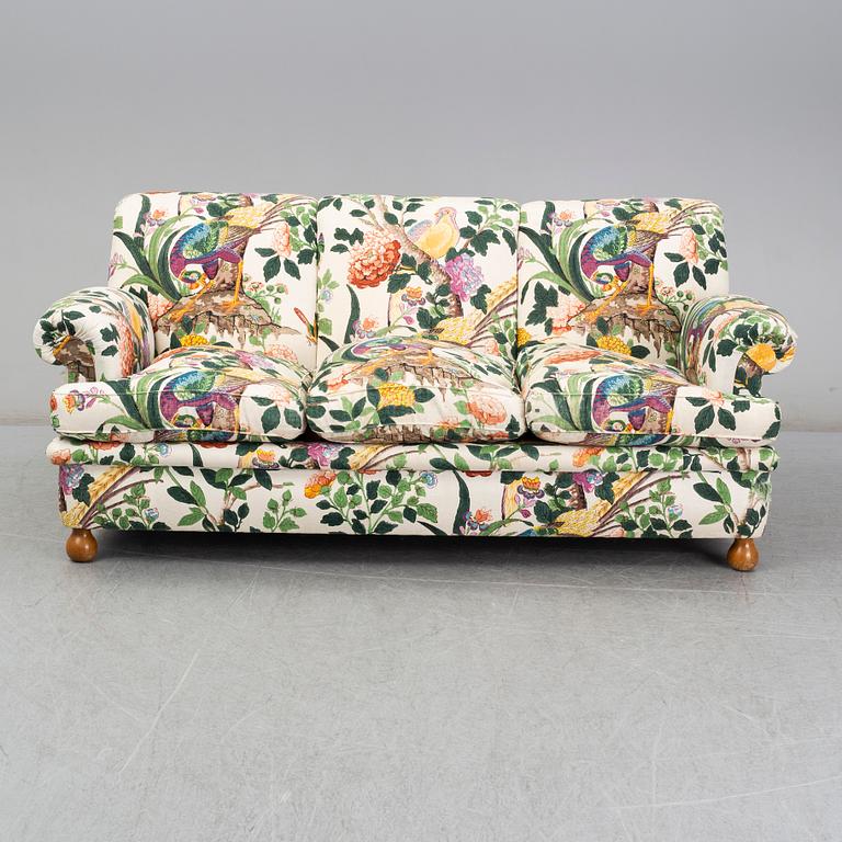 JOSEF FRANK, a model 703 sofa, Firma Svenskt Tenn, Sweden, provenance Estrid Ericson, for her summer house Tolvekarna.