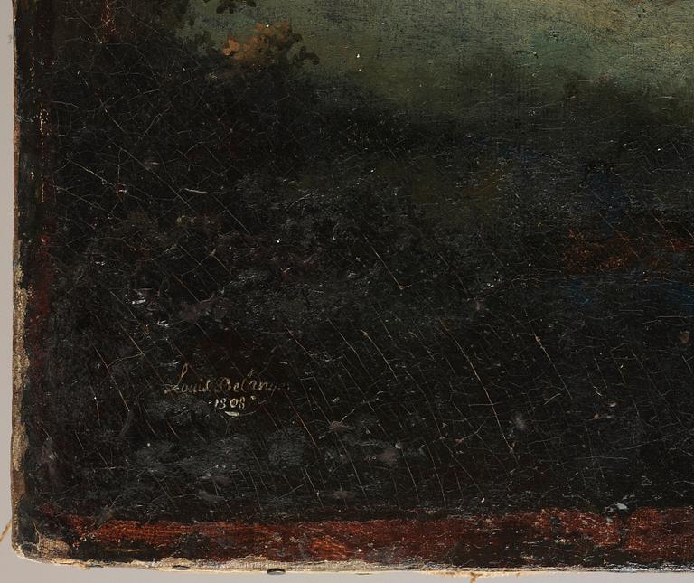 Louis Belanger, "Utsikt över staden från Djurgårdslandet".