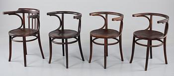 KARMSTOLAR, 4 st, Mellaneuropa, 1900-talets första hälft.