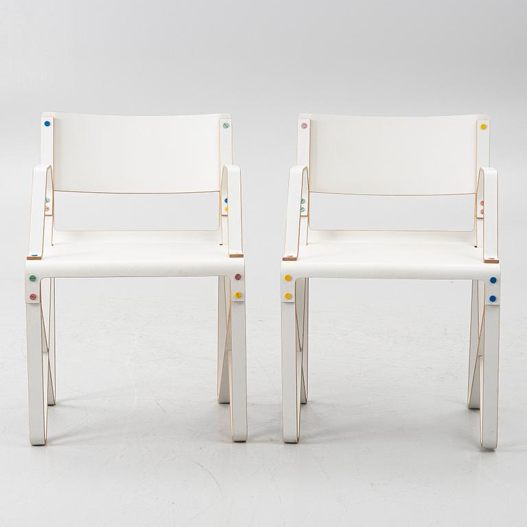Lars Liljekvist, a pair of armchairs, 2000s.