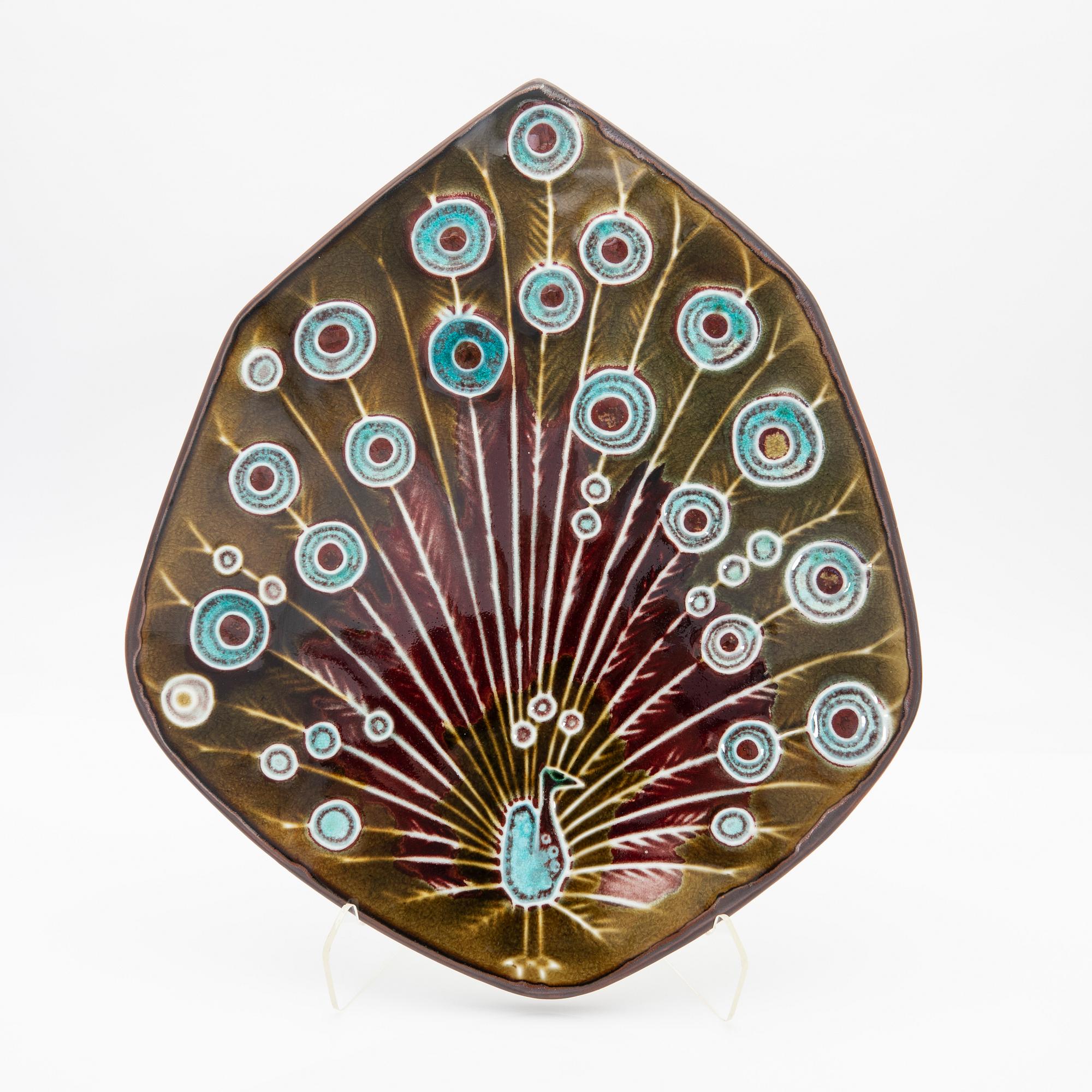 Annikki Hovisaari, Relief, stoneware, second half of the 20th century.