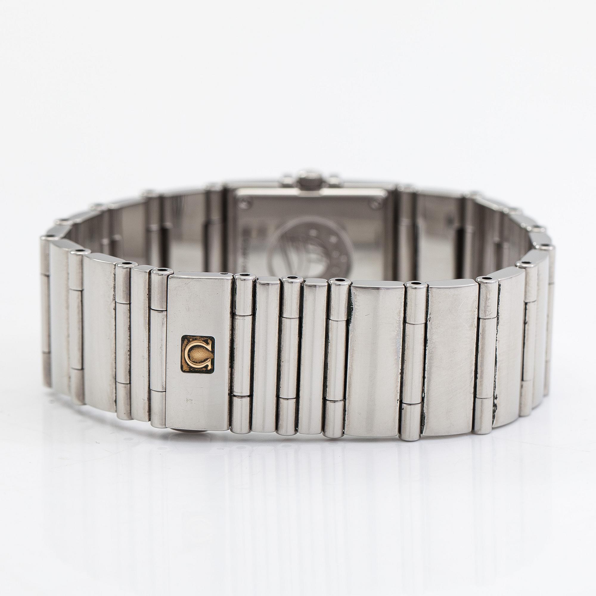 Omega, Constellation, Quadra, wristwatch, 19 x 24 mm.
