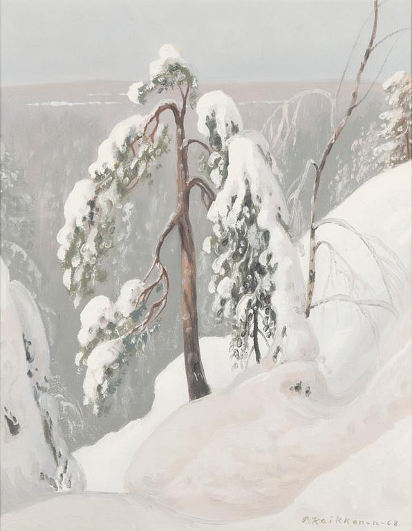Paavo Kaikkonen, oil on canvas, signed and dated -68.