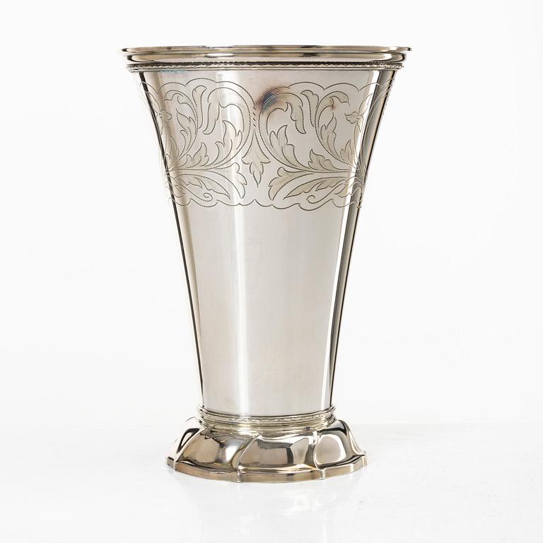 Cup, silver, GAB, Stockholm, 1948.