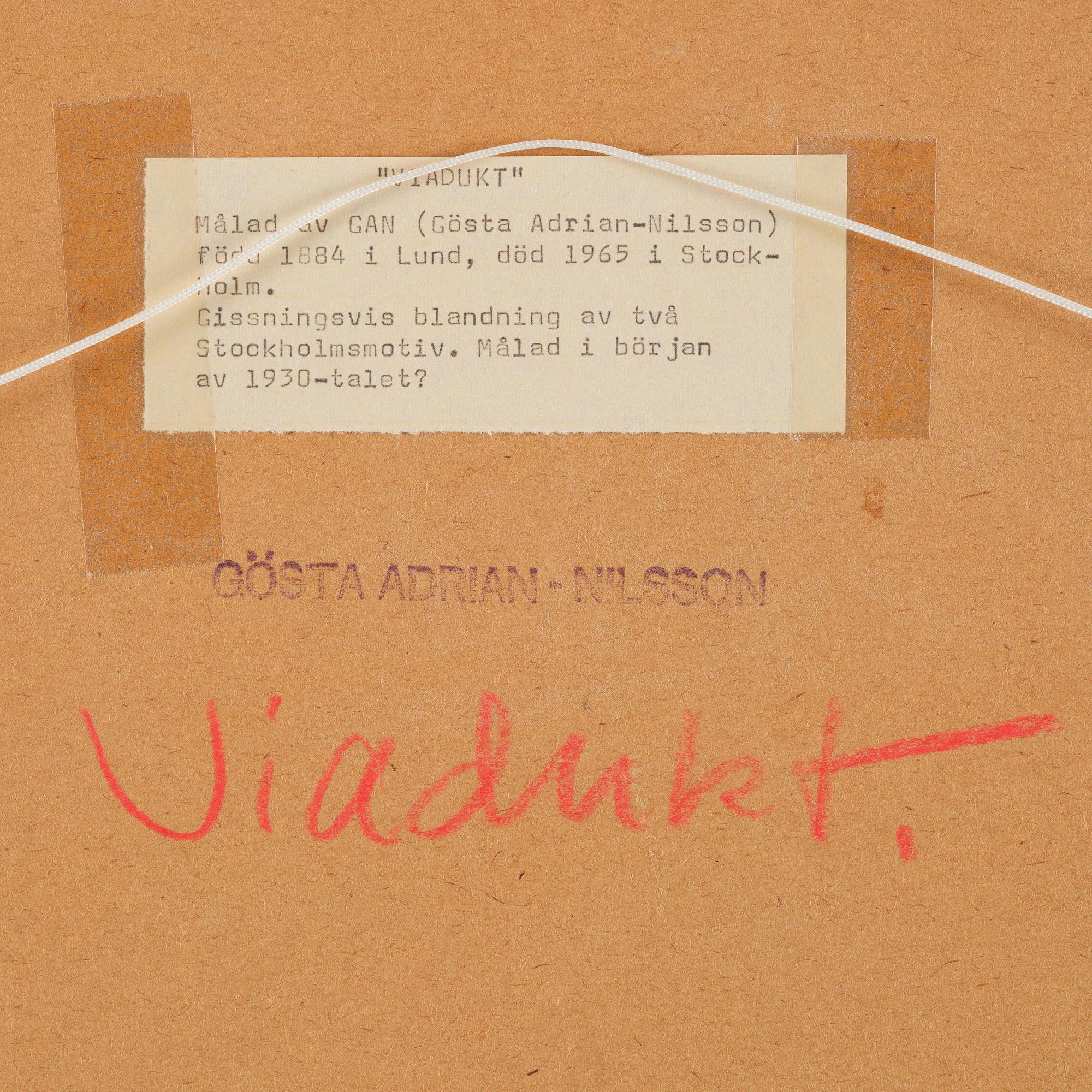 Gösta Adrian-Nilsson, "Viadukt".