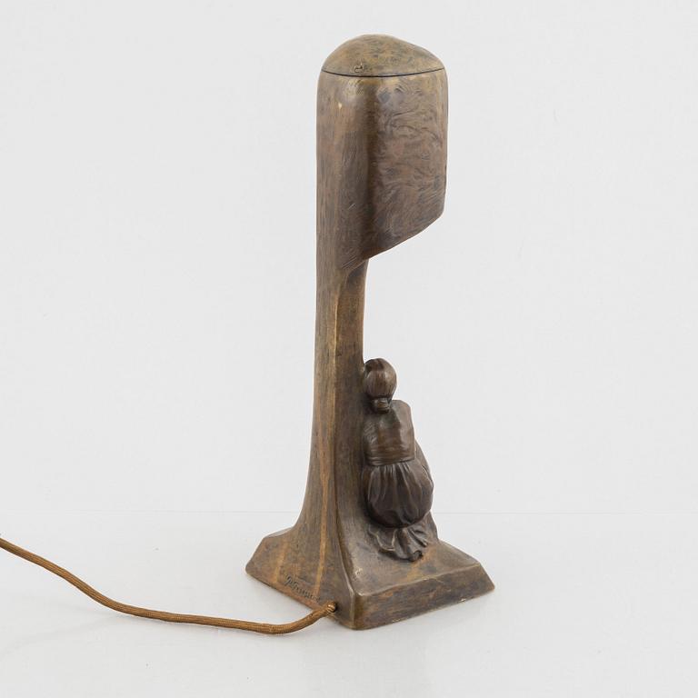 Peter Tereszczuk, table lamp, early 20th century.