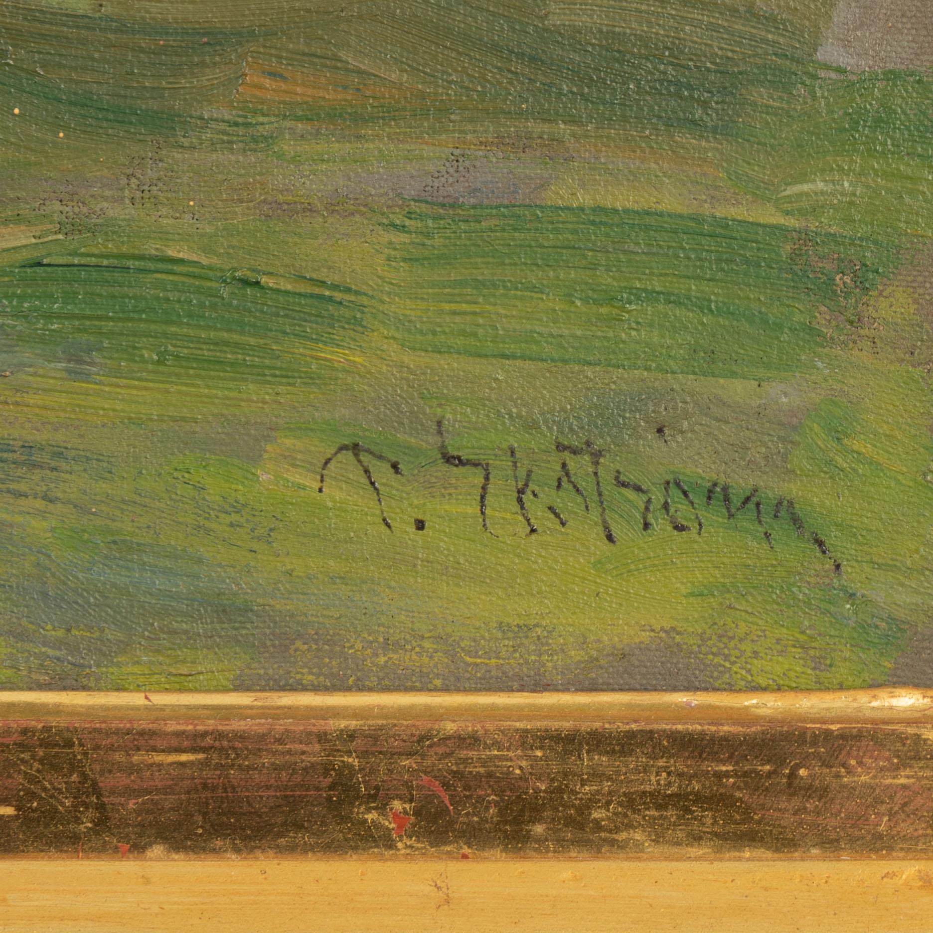 Per Ekström, oil on canvas, signed.
