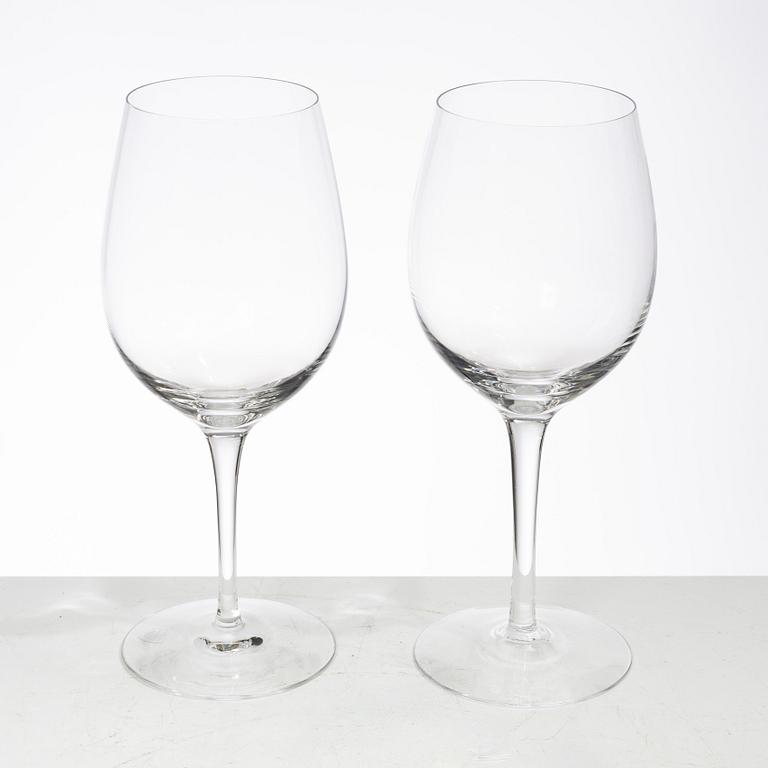 Erika Lagerbielke, 16 wineglasses, "Merlot 45 cl", Orrefors.