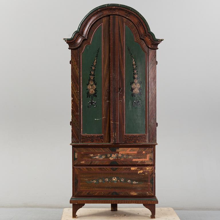 A Swedish corner cabinet, ca 1800.