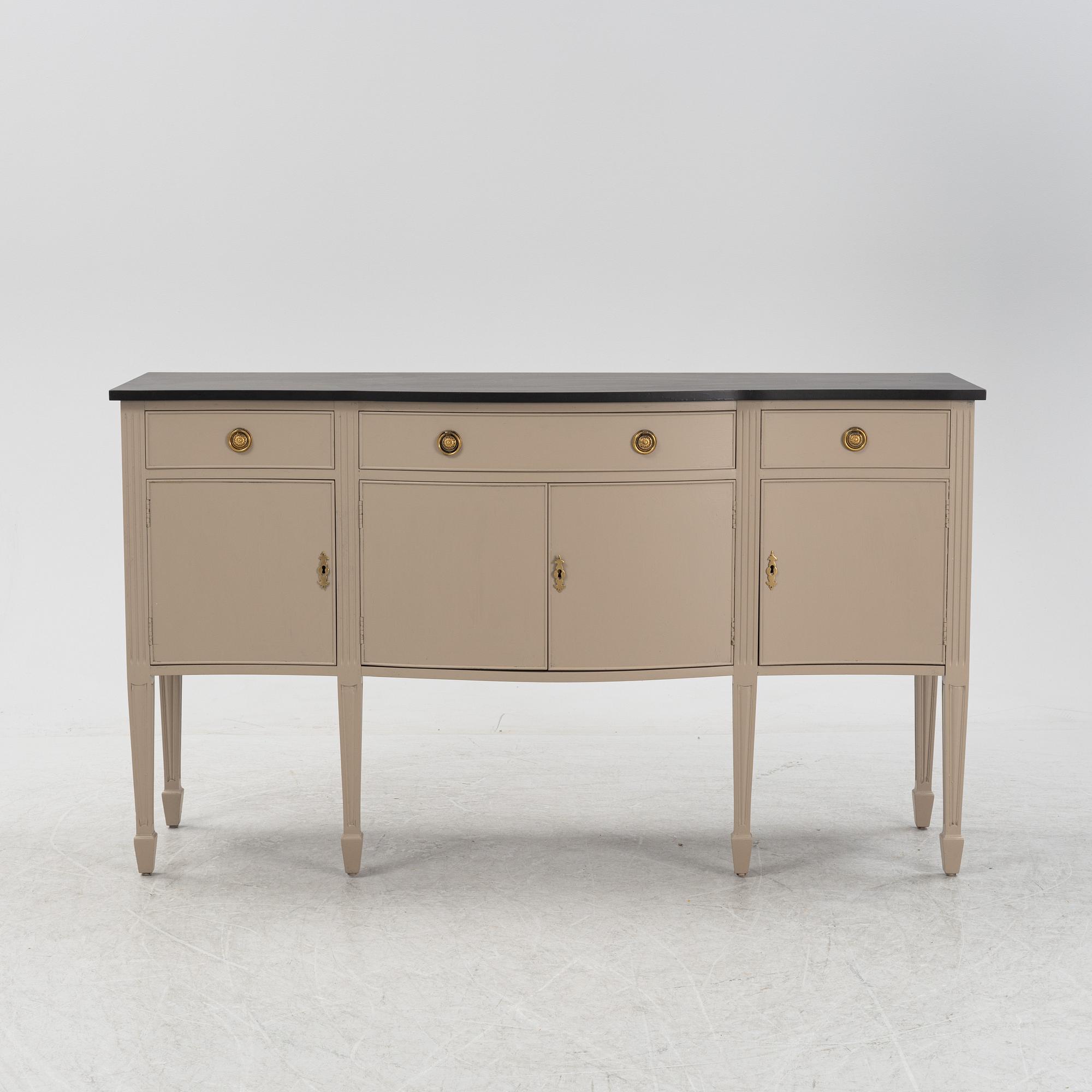 A painted Louis XVI-style cupboard, 1940's/50's.