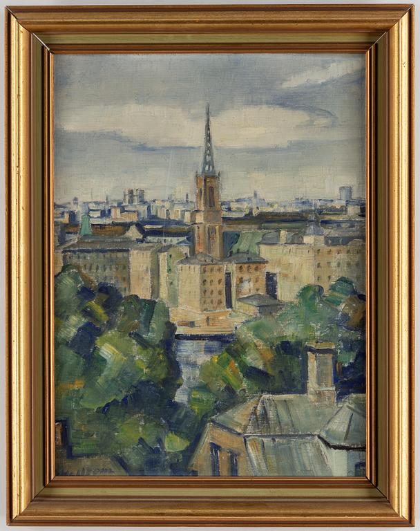 Emil Hellbom, oil on canvas, signed.