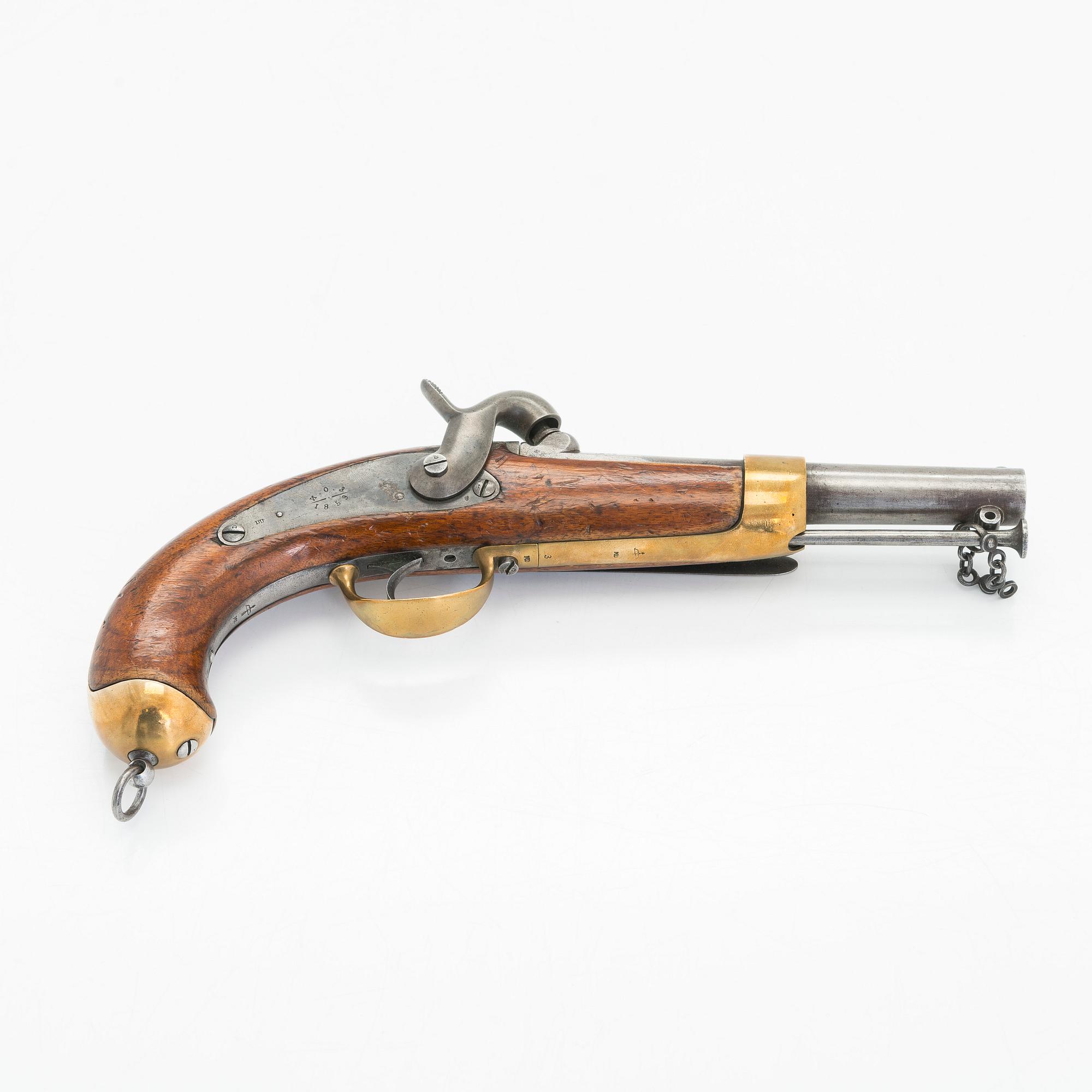 Pistooli, Venäjä, laivasto, päivätty 1859.
