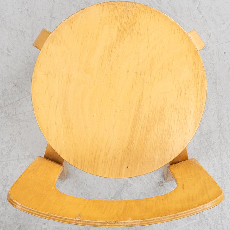 Alvar Aalto, two children's chairs, model N65, Artek, Finland.