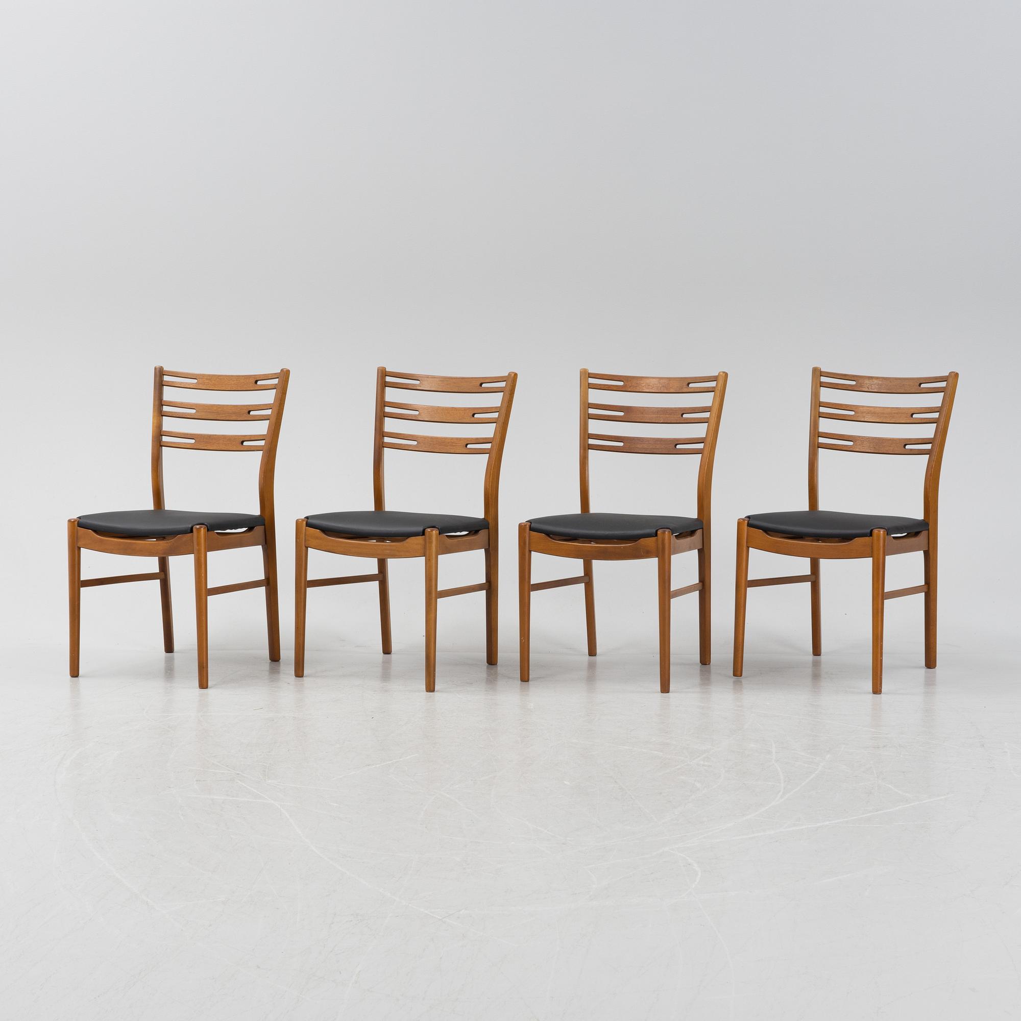 Stolar, 4 st, ”Della” Ikea, 1960-tal.