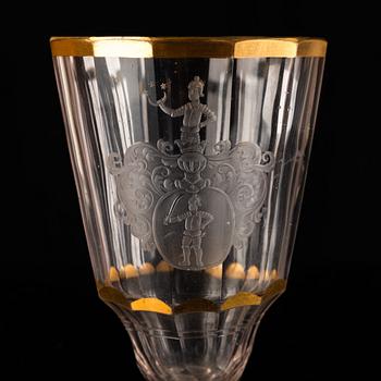 Glas, Tyskland, 1700-talets mitt, Rokoko.