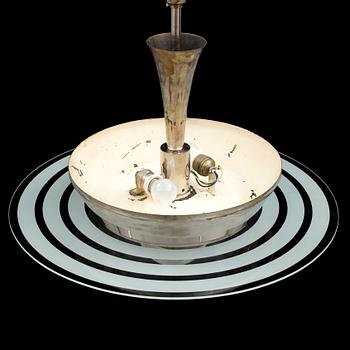 An Art Deco ceiling light, 1920 / 1930s. Height ca 60 cm.
