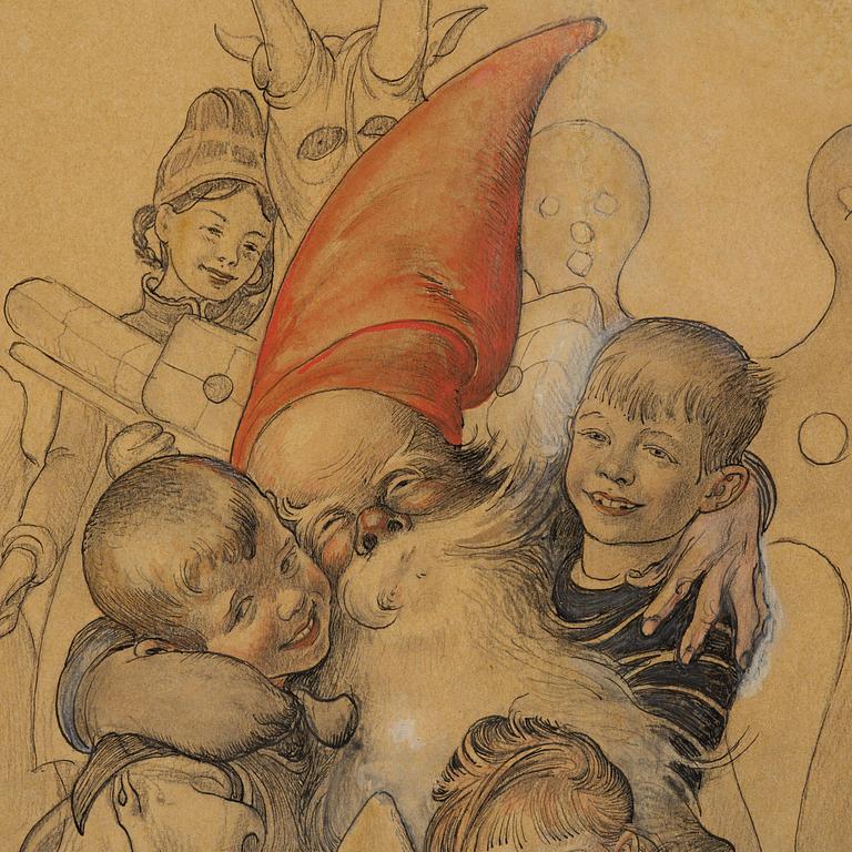 Carl Larsson, "Jultomten".