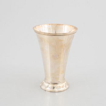 A Swedish Rococo Style Silver Beaker, mark of Guldsmedsaktiebolaget (GAB), Stockholm 1955.