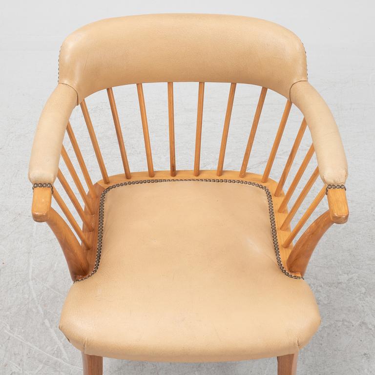 Josef Frank, Capitan's Chair', Svenskt Tenn, Sweden, model 789A.