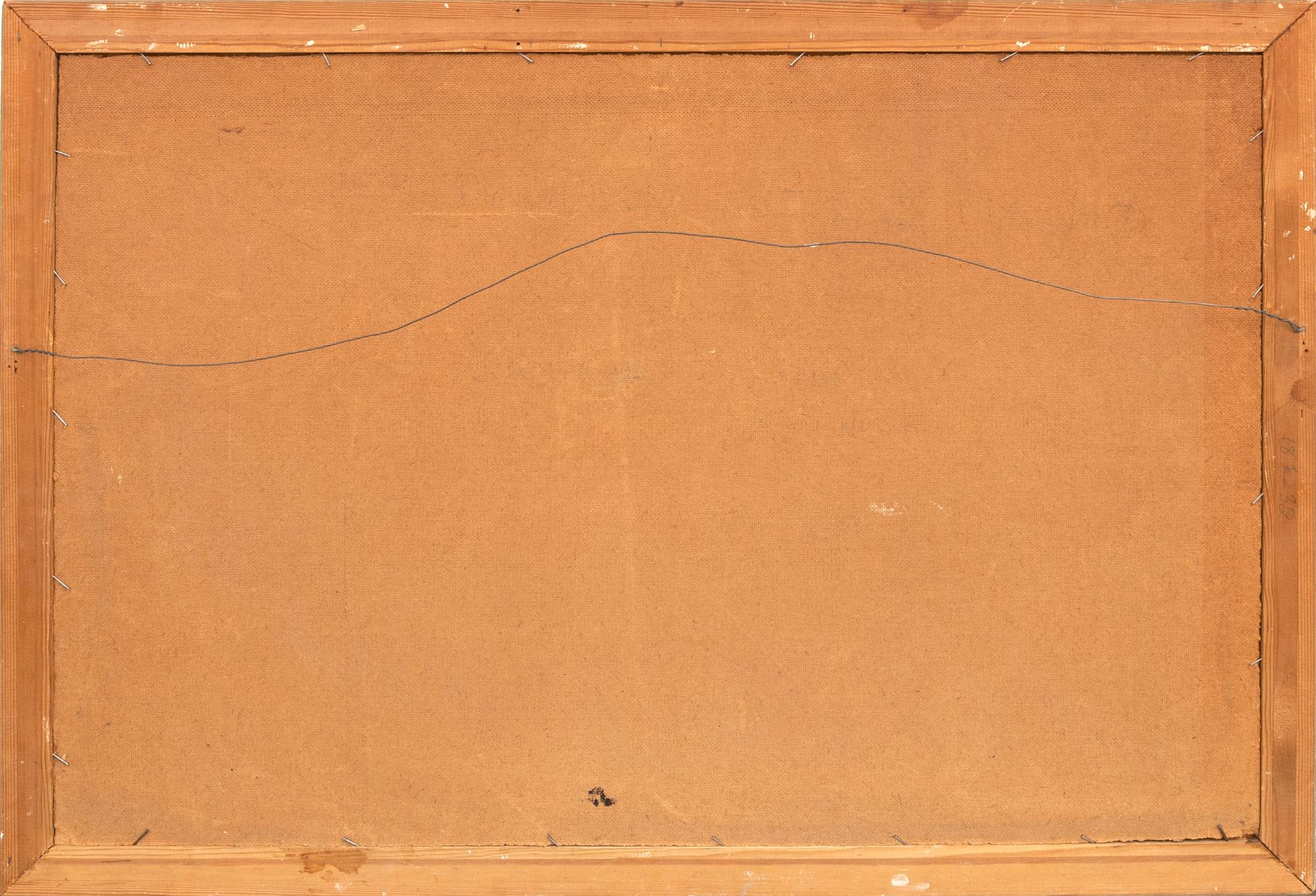 Arnold "Nolle" Svensson, oil on panel, signed and dated.