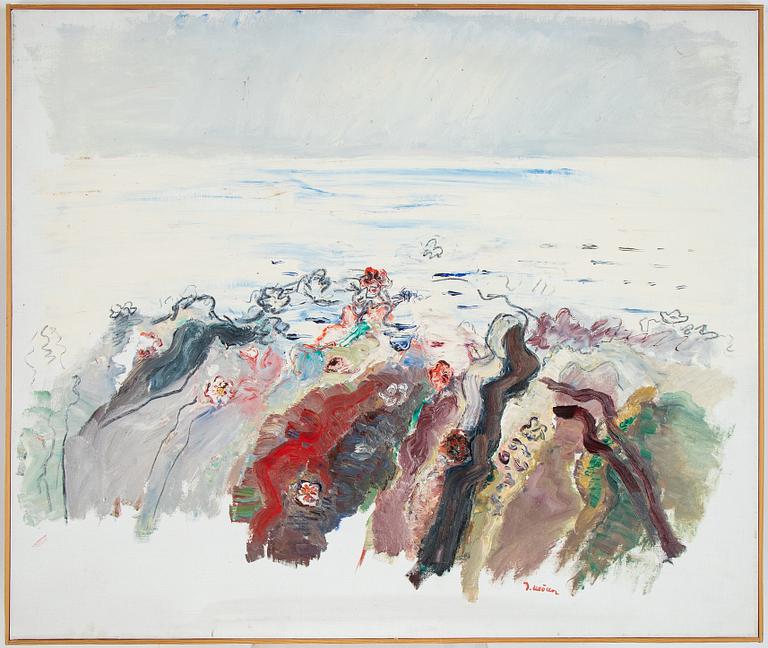 Ingegerd Möller, oil on canvas. Signed.